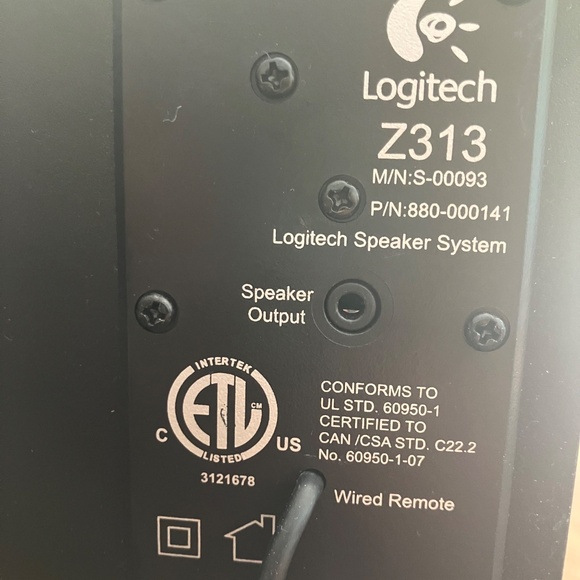 Logitech z313 multimedia computer speakers - Picture 2 of 2